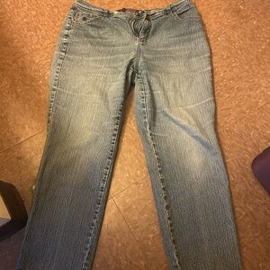 Gloria Vanderbilt Blue Straight Leg Jeans